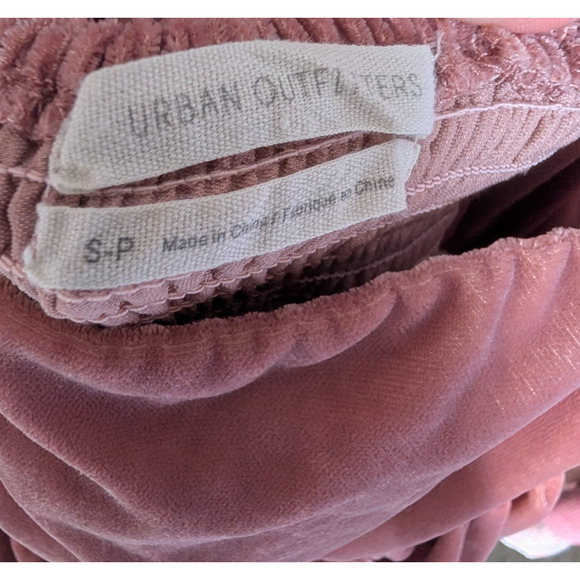 Blush Pink Velvet Regency Renaissance Victorian Coquette Tiered Ruffle Top Small - Picture 11 of 13